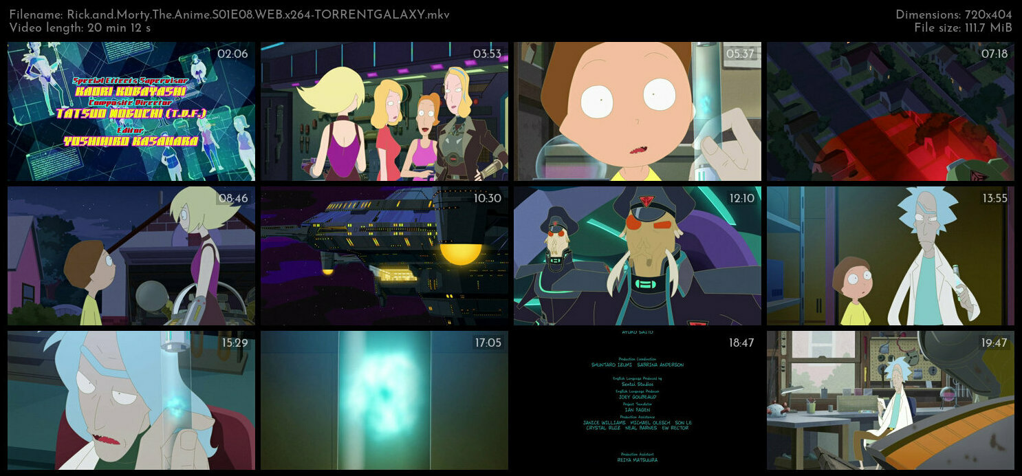 Rick and Morty The Anime S01E08 WEB x264 TORRENTGALAXY