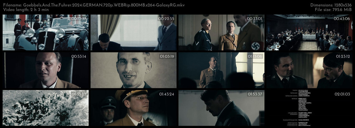 Goebbels And The Fuhrer 2024 GERMAN 720p WEBRip 800MB x264 GalaxyRG