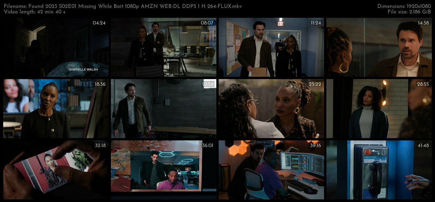 Found 2023 S02E01 Missing While Bait 1080p AMZN WEB DL DDP5 1 H 264 FLUX TGx