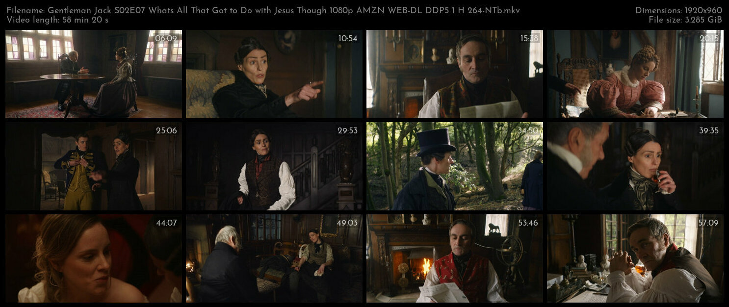 Gentleman Jack S02E07 Whats All That Got to Do with Jesus Though 1080p AMZN WEB DL DDP5 1 H 264 NTb