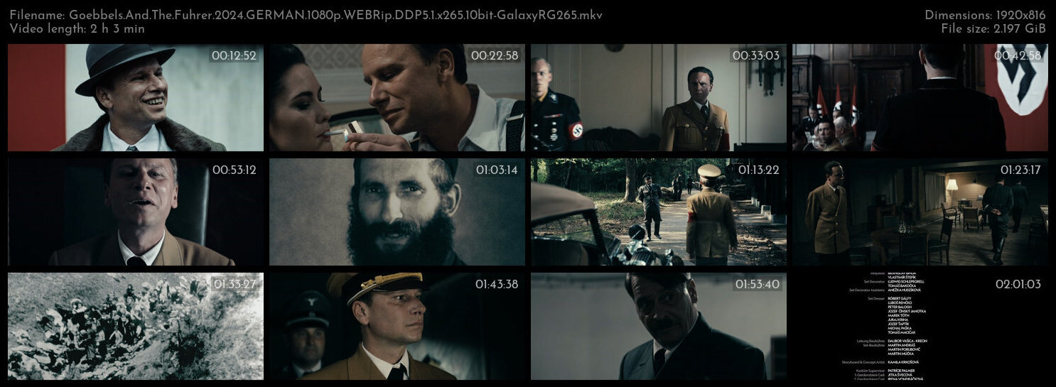 Goebbels And The Fuhrer 2024 GERMAN 1080p WEBRip DDP5 1 x265 10bit GalaxyRG265