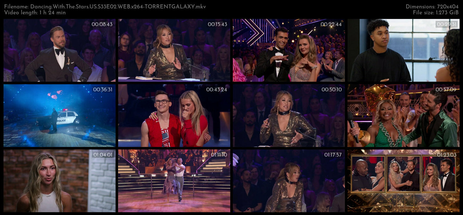 Dancing With The Stars US S33E02 WEB x264 TORRENTGALAXY