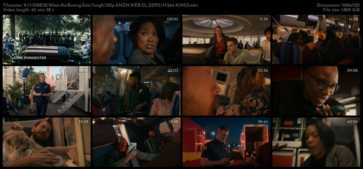 9 1 1 S08E02 When the Boeing Gets Tough 720p AMZN WEB DL DDP5 1 H 264 KiNGS TGx