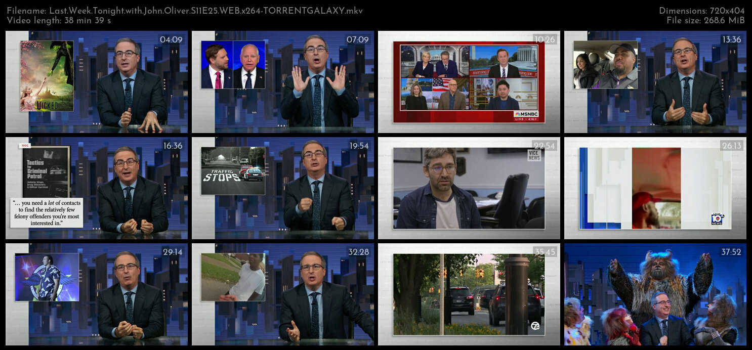 Last Week Tonight with John Oliver S11E25 WEB x264 TORRENTGALAXY