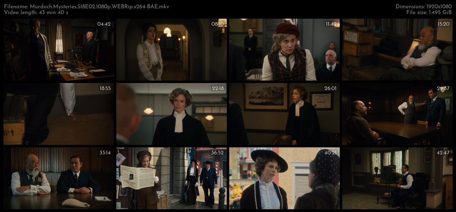 Murdoch Mysteries S18E02 1080p WEBRip x264 BAE TGx