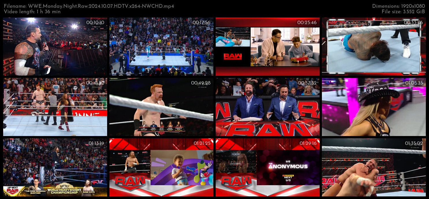 WWE Monday Night Raw 2024 10 07 HDTV x264 NWCHD TGx