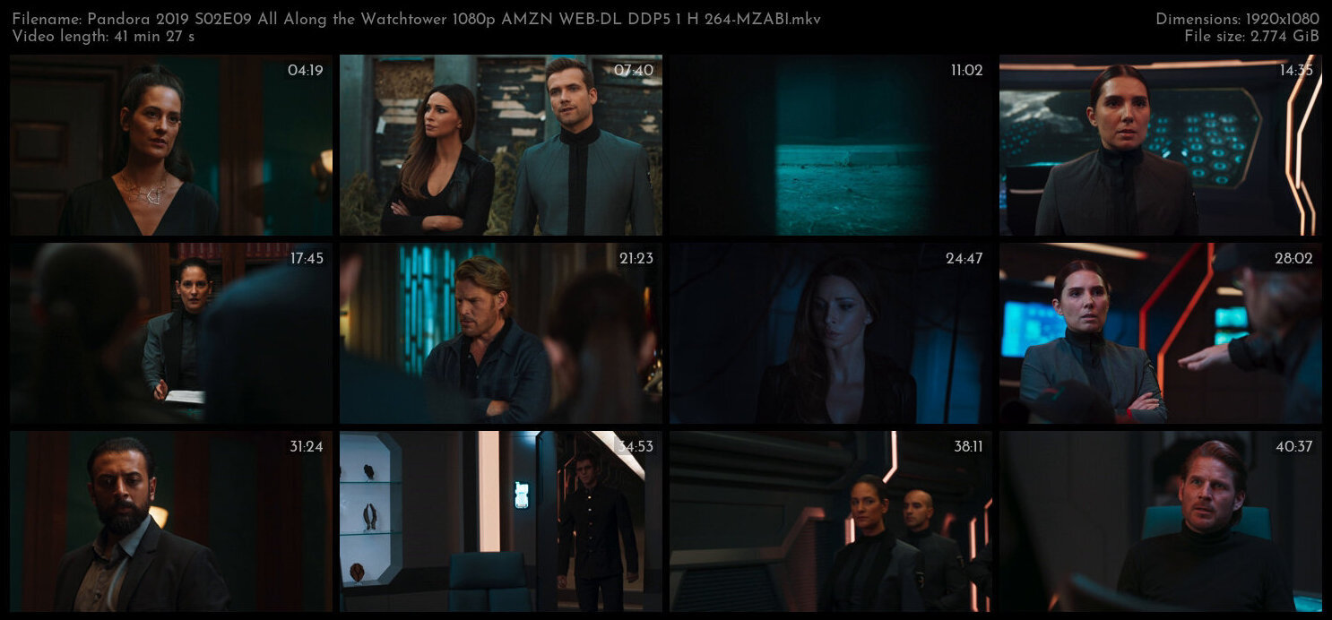 Pandora 2019 S02E09 All Along the Watchtower 1080p AMZN WEB DL DDP5 1 H 264 MZABI TGx