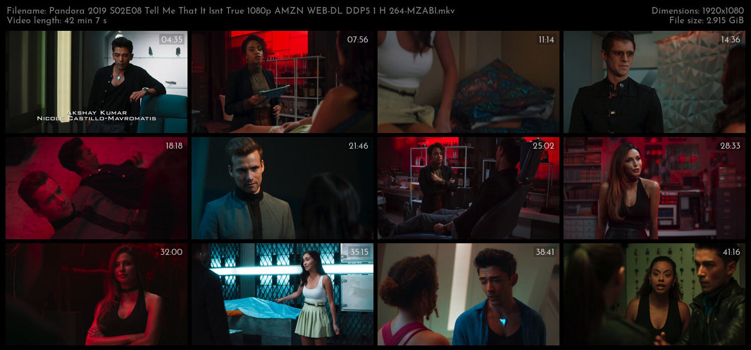 Pandora 2019 S02E08 Tell Me That It Isnt True 1080p AMZN WEB DL DDP5 1 H 264 MZABI TGx