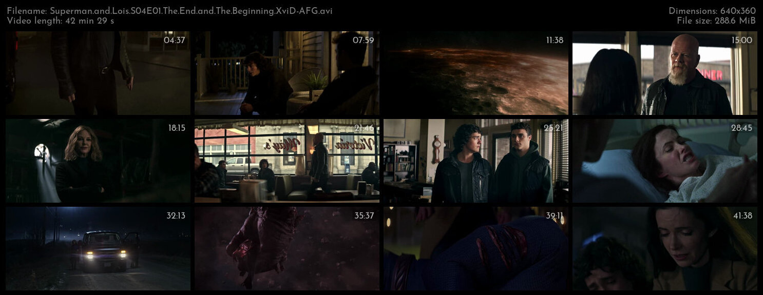 Superman and Lois S04E01 The End and The Beginning XviD AFG TGx