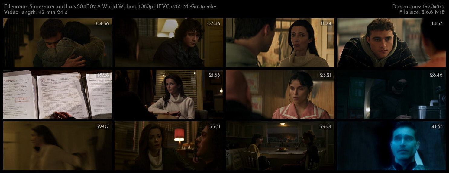 Superman and Lois S04E02 A World Without 1080p HEVC x265 MeGusta TGx