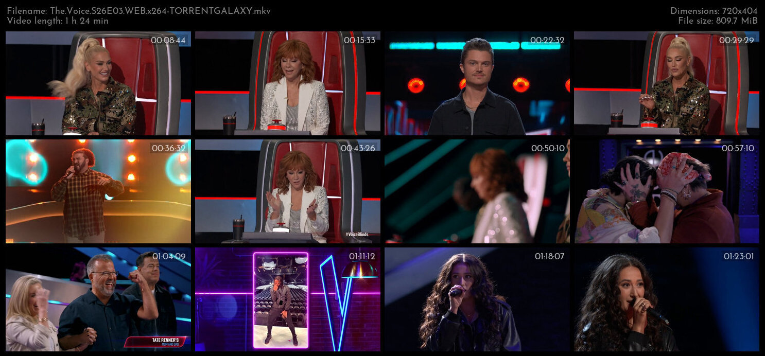 The Voice S26E03 WEB x264 TORRENTGALAXY