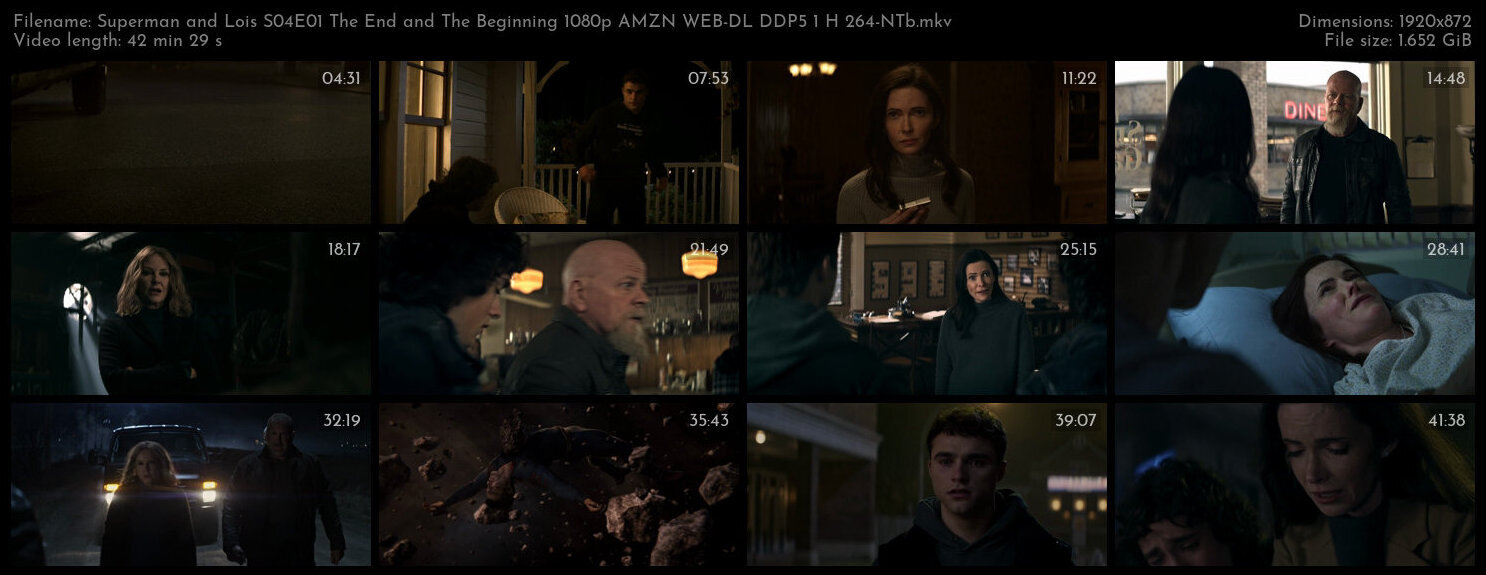 Superman and Lois S04E01 The End and The Beginning 1080p AMZN WEB DL DDP5 1 H 264 NTb TGx