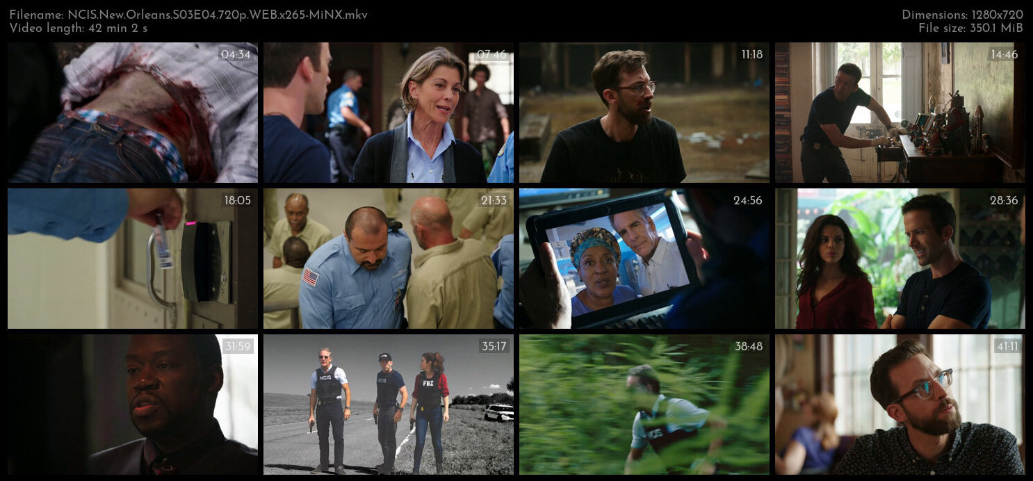 NCIS New Orleans S03E04 720p WEB x265 MiNX TGx