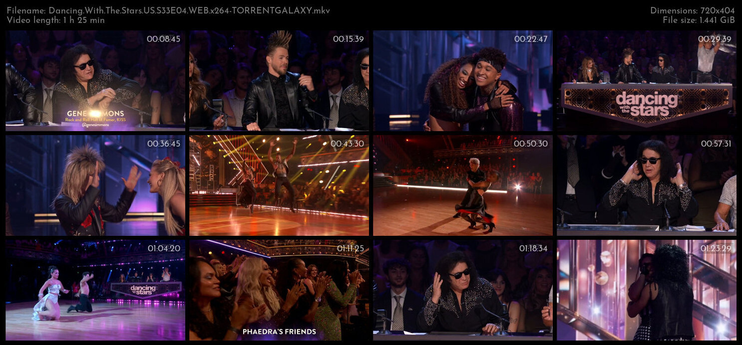 Dancing With The Stars US S33E04 WEB x264 TORRENTGALAXY