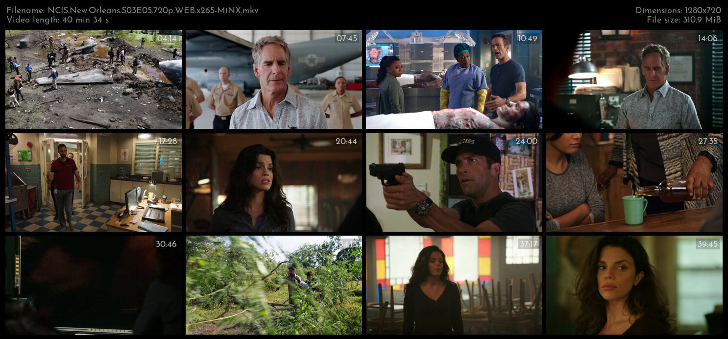 NCIS New Orleans S03E05 720p WEB x265 MiNX TGx