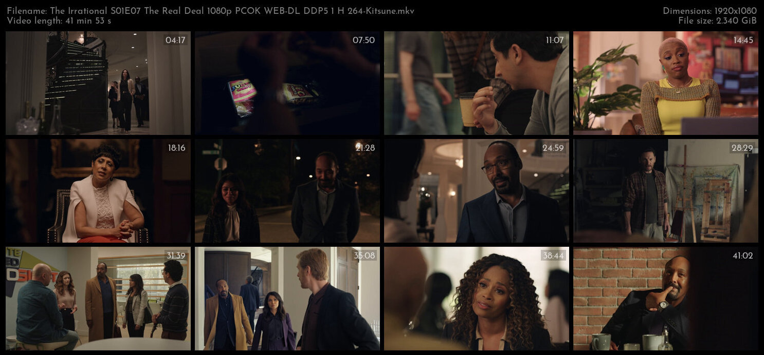 The Irrational S01E07 The Real Deal 1080p PCOK WEB DL DDP5 1 H 264 Kitsune TGx