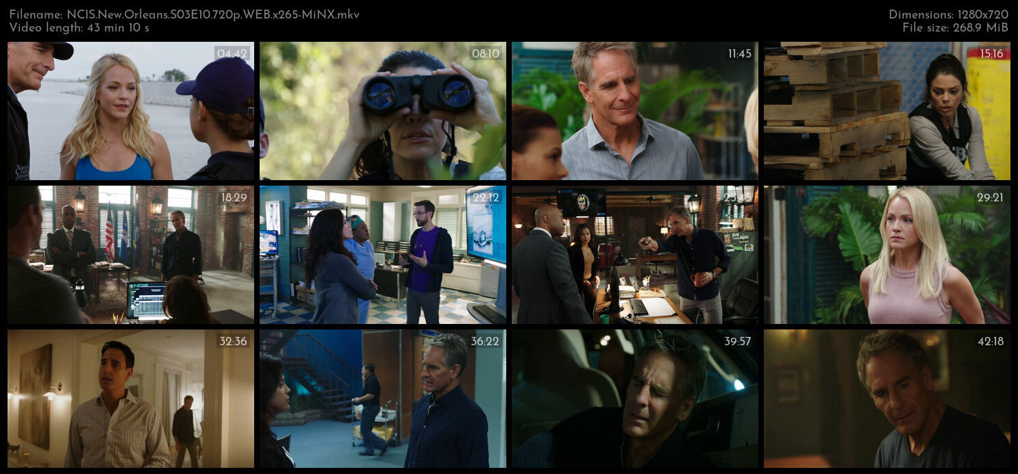 NCIS New Orleans S03E10 720p WEB x265 MiNX TGx