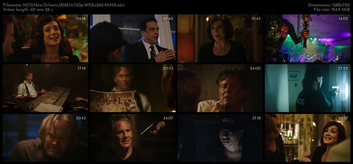 NCIS New Orleans S02E14 720p WEB x265 MiNX TGx