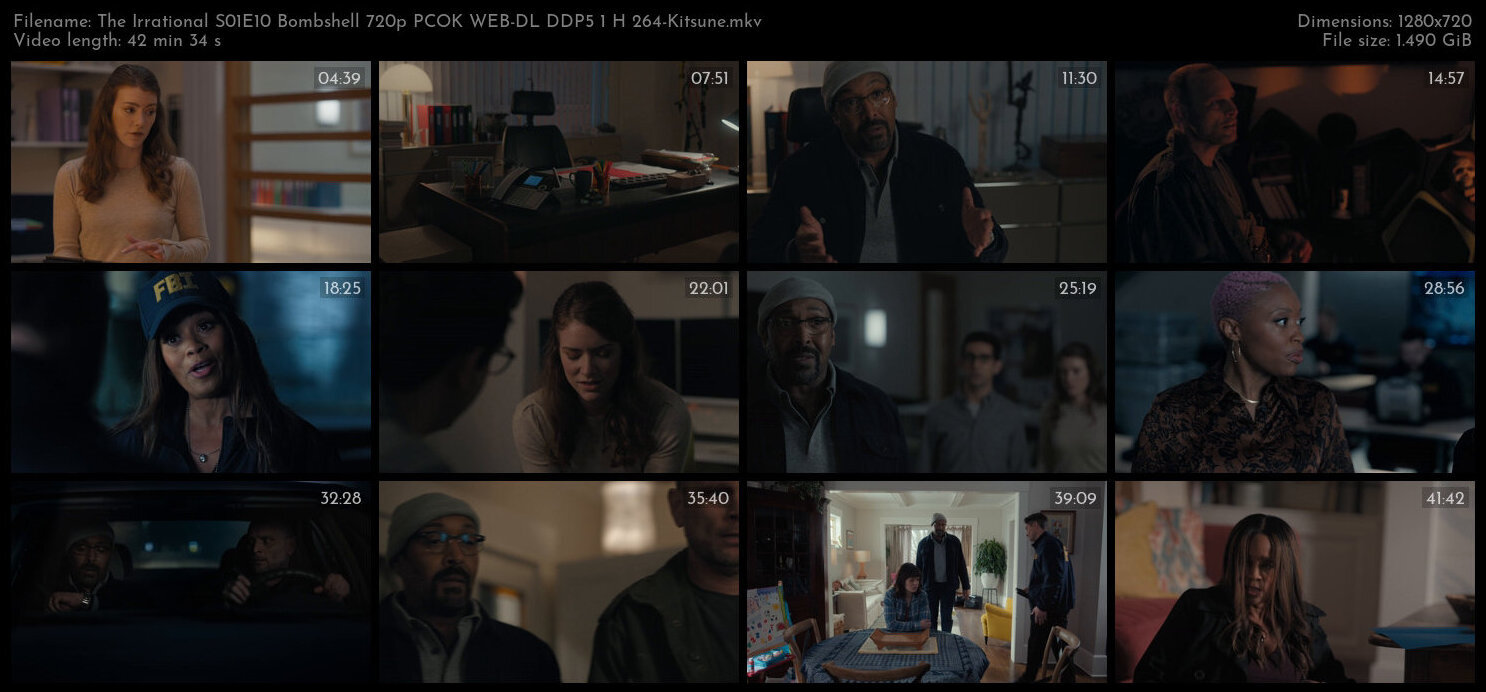 The Irrational S01E10 Bombshell 720p PCOK WEB DL DDP5 1 H 264 Kitsune TGx