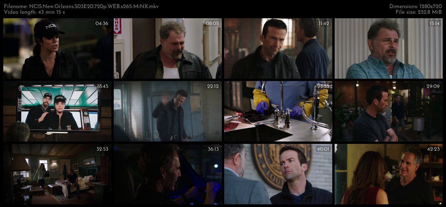 NCIS New Orleans S03E20 720p WEB x265 MiNX TGx