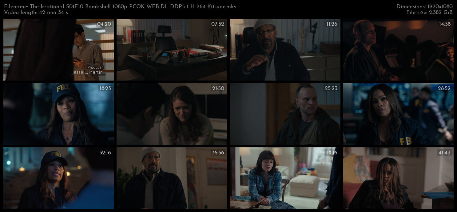 The Irrational S01E10 Bombshell 1080p PCOK WEB DL DDP5 1 H 264 Kitsune TGx