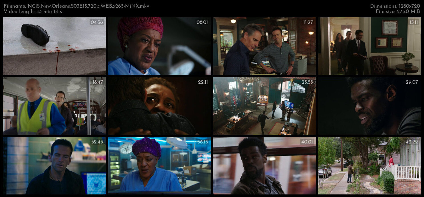 NCIS New Orleans S03E15 720p WEB x265 MiNX TGx