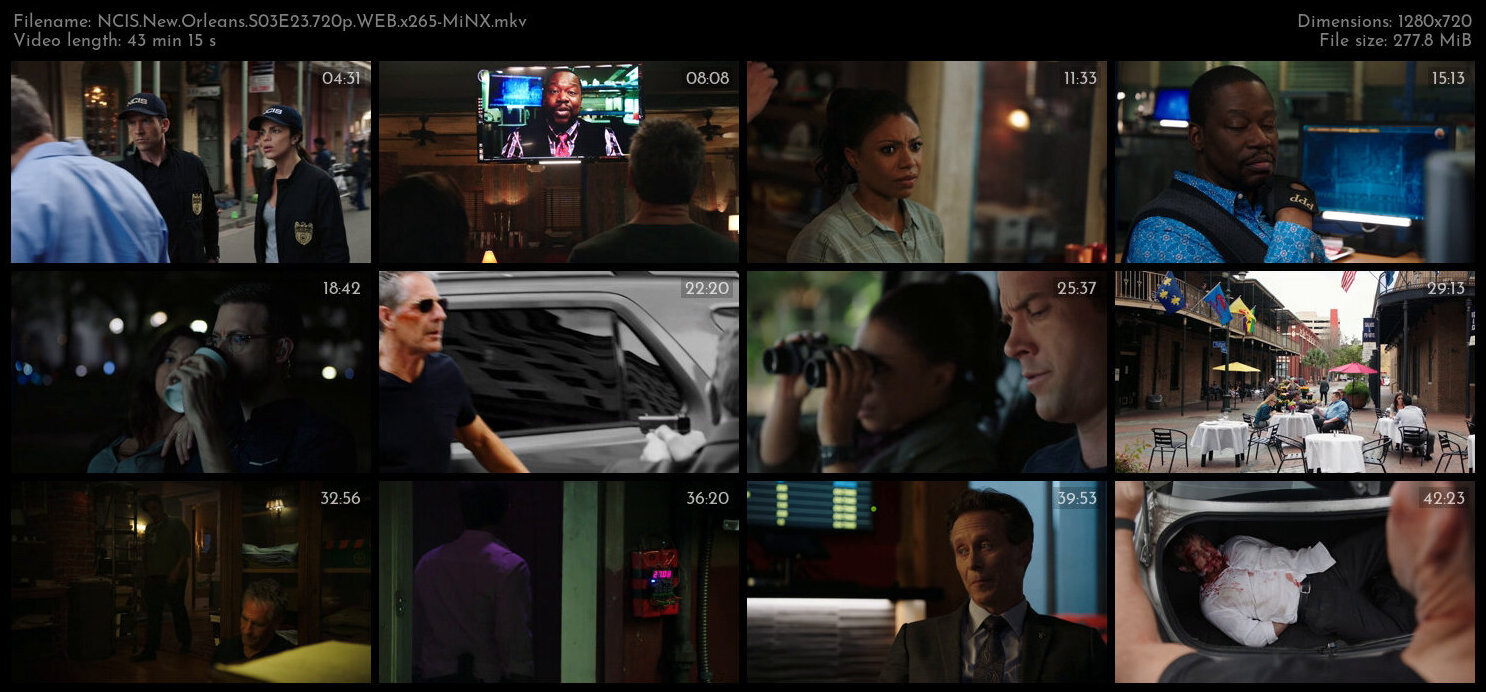 NCIS New Orleans S03E23 720p WEB x265 MiNX TGx