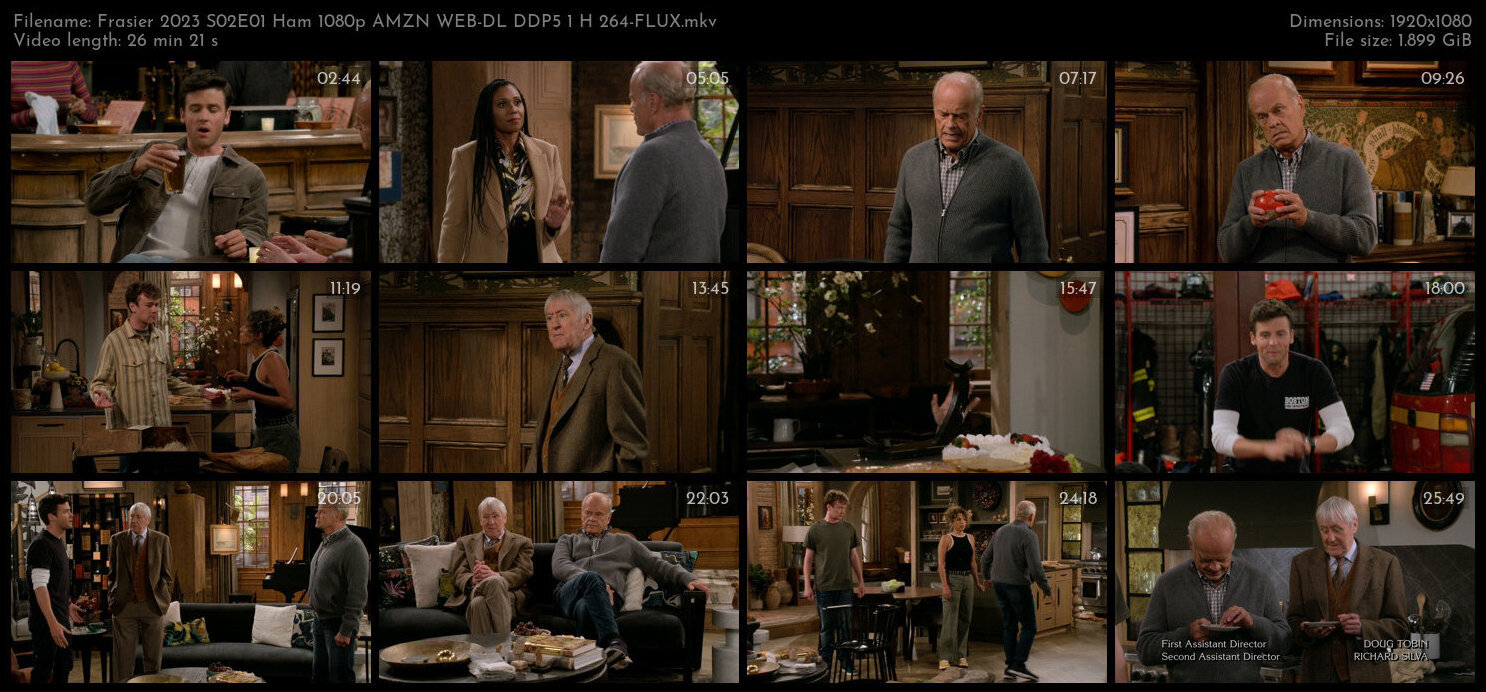 Frasier 2023 S02E01 Ham 1080p AMZN WEB DL DDP5 1 H 264 FLUX TGx