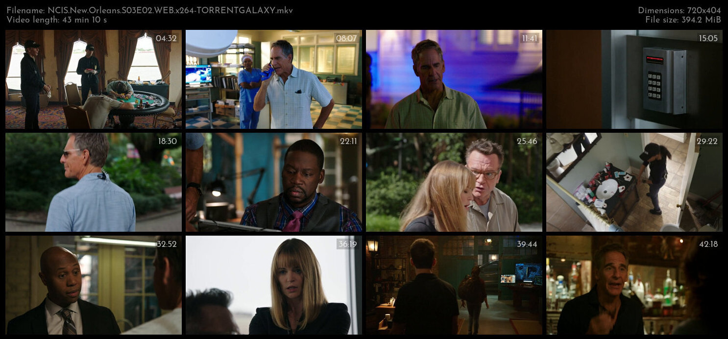 NCIS New Orleans S03E02 WEB x264 TORRENTGALAXY