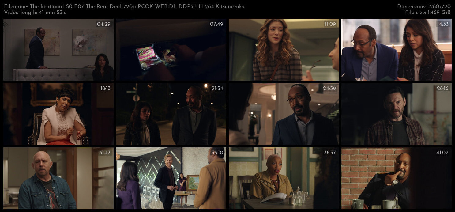 The Irrational S01E07 The Real Deal 720p PCOK WEB DL DDP5 1 H 264 Kitsune TGx