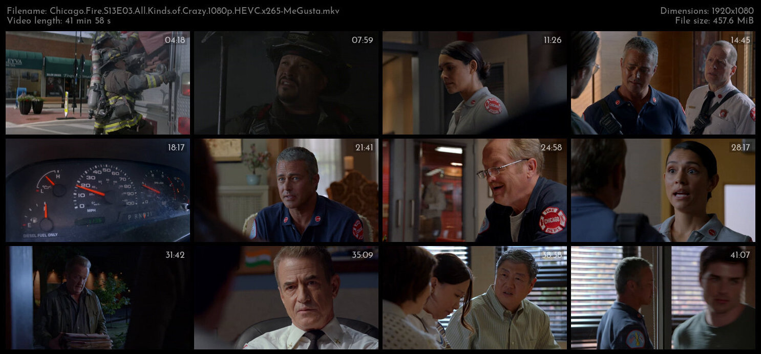 Chicago Fire S13E03 All Kinds of Crazy 1080p HEVC x265 MeGusta TGx