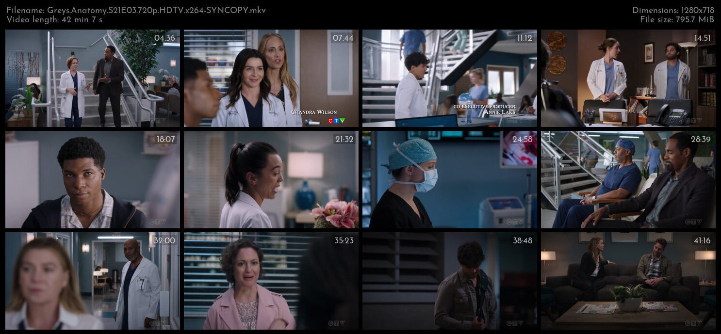 Greys Anatomy S21E03 720p HDTV x264 SYNCOPY TGx