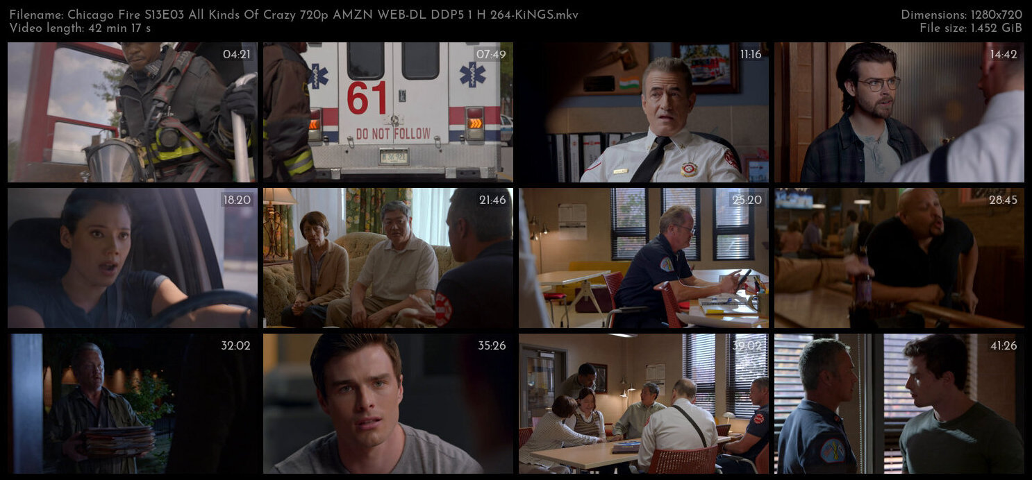 Chicago Fire S13E03 All Kinds Of Crazy 720p AMZN WEB DL DDP5 1 H 264 KiNGS TGx