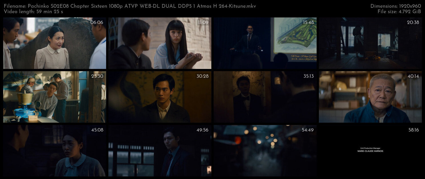 Pachinko S02E08 Chapter Sixteen 1080p ATVP WEB DL DUAL DDP5 1 Atmos H 264 Kitsune TGx