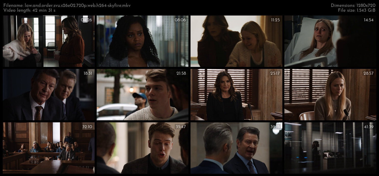 Law And Order SVU S26E02 720p WEB H264 SKYFiRE TGx