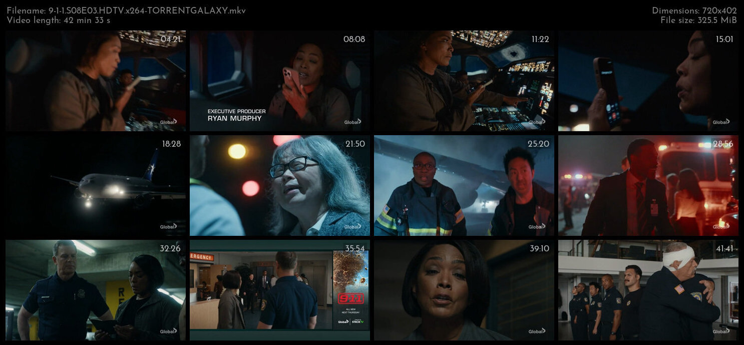 9 1 1 S08E03 HDTV x264 TORRENTGALAXY