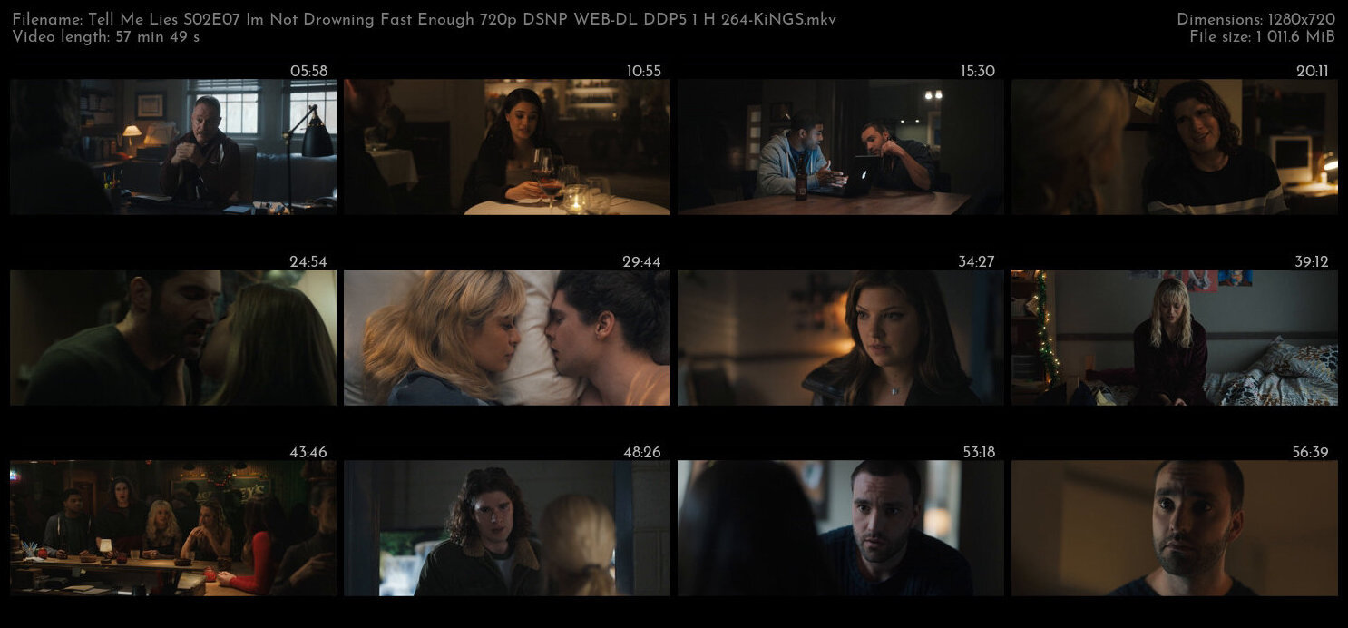 Tell Me Lies S02E07 Im Not Drowning Fast Enough 720p DSNP WEB DL DDP5 1 H 264 KiNGS TGx