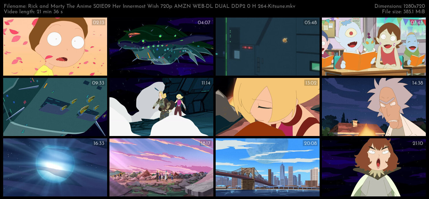 Rick and Morty The Anime S01E09 Her Innermost Wish 720p AMZN WEB DL DUAL DDP2 0 H 264 Kitsune TGx