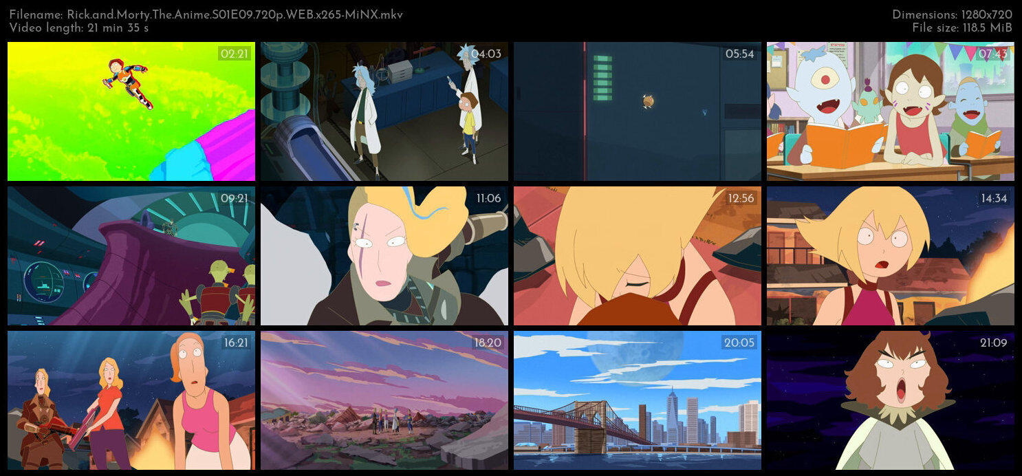 Rick and Morty The Anime S01E09 720p WEB x265 MiNX TGx