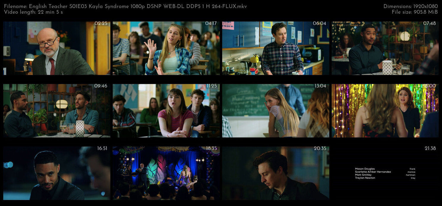 English Teacher S01E03 Kayla Syndrome 1080p DSNP WEB DL DDP5 1 H 264 FLUX TGx