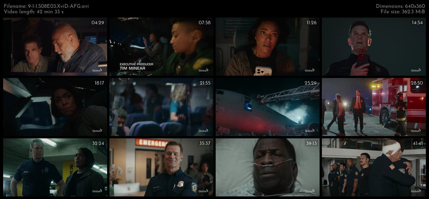 9 1 1 S08E03 XviD AFG TGx