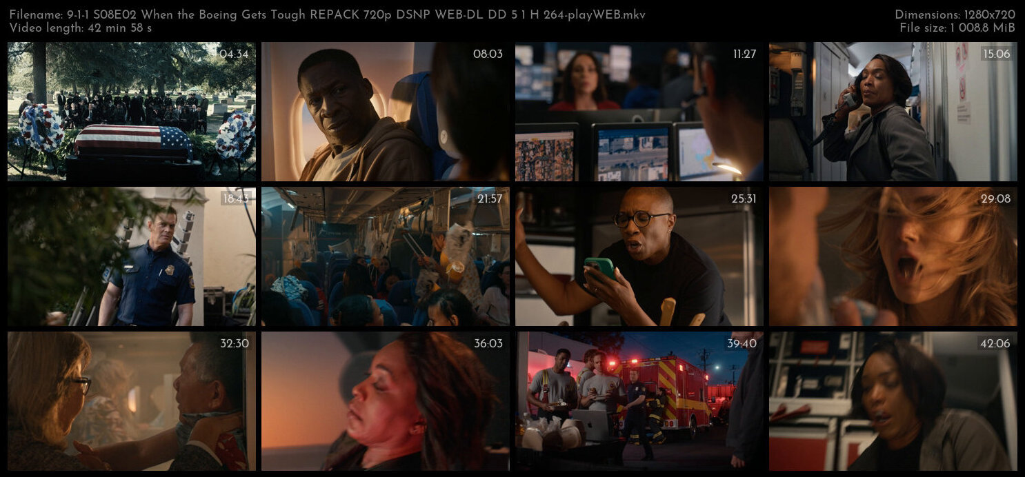 9 1 1 S08E02 When the Boeing Gets Tough REPACK 720p DSNP WEB DL DD 5 1 H 264 playWEB TGx