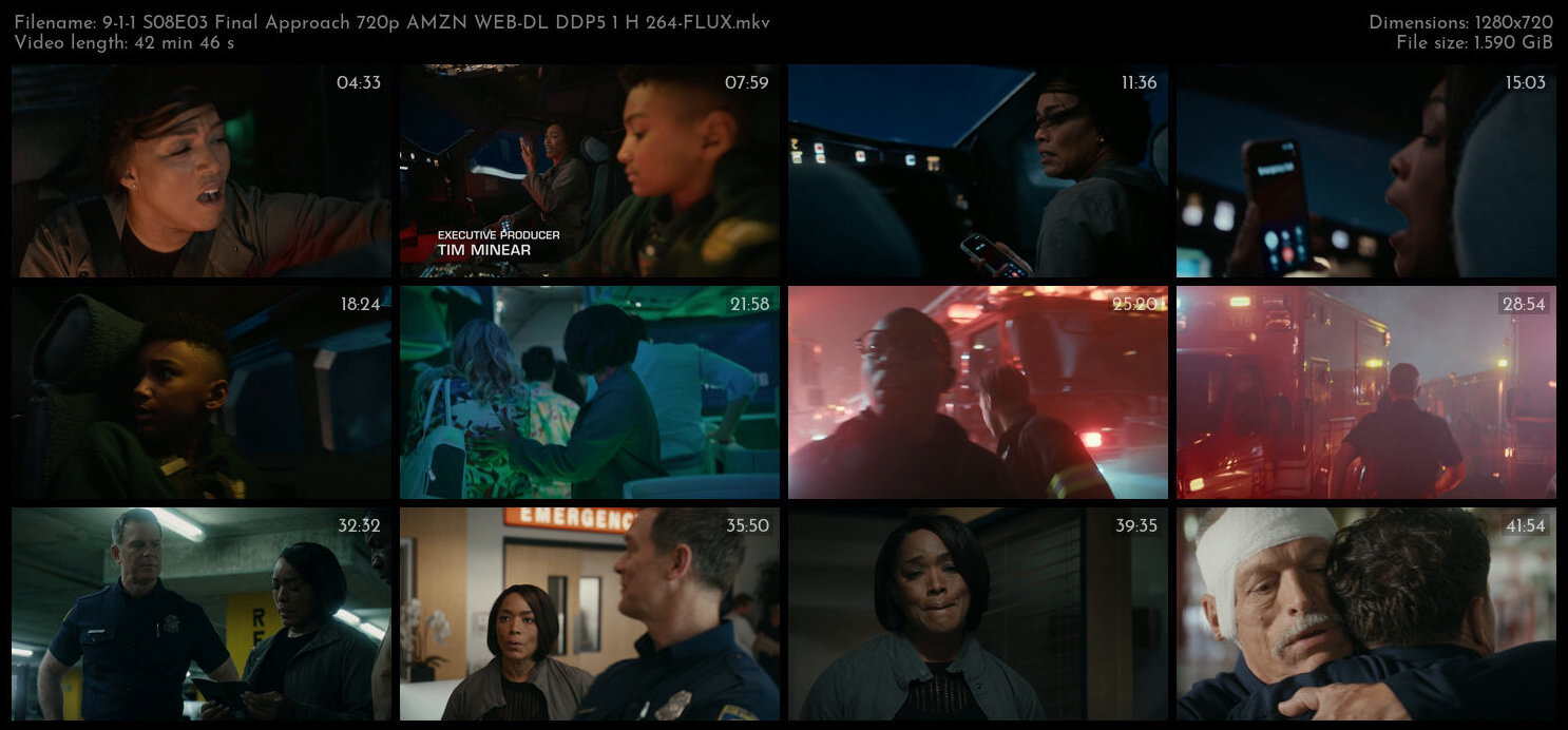 9 1 1 S08E03 Final Approach 720p AMZN WEB DL DDP5 1 H 264 FLUX TGx