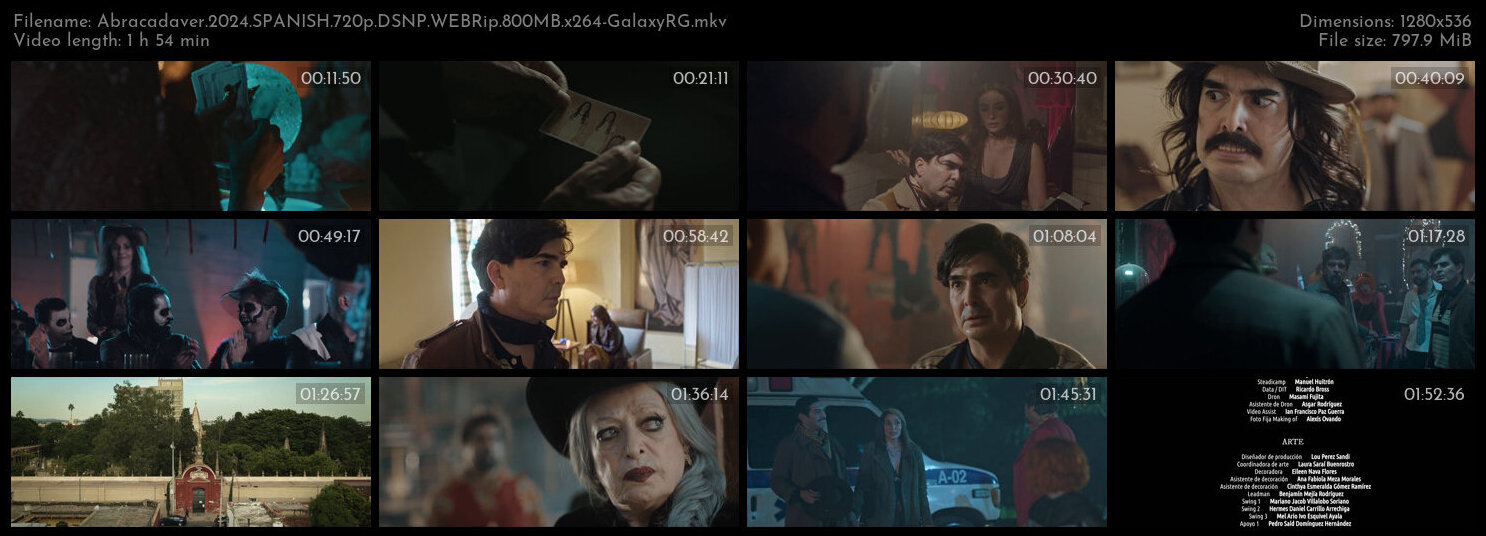 Abracadaver 2024 SPANISH 720p DSNP WEBRip 800MB x264 GalaxyRG