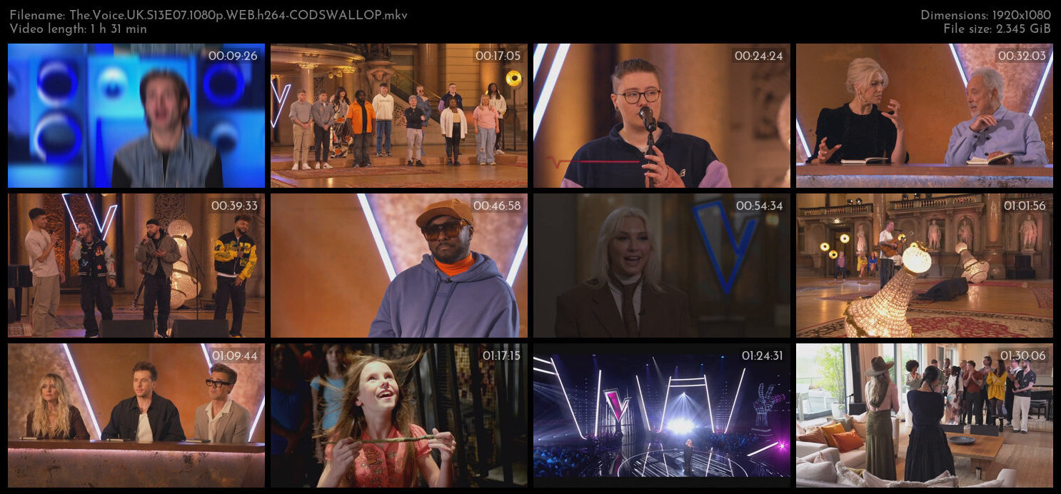 The Voice UK S13E07 1080p WEB h264 CODSWALLOP TGx