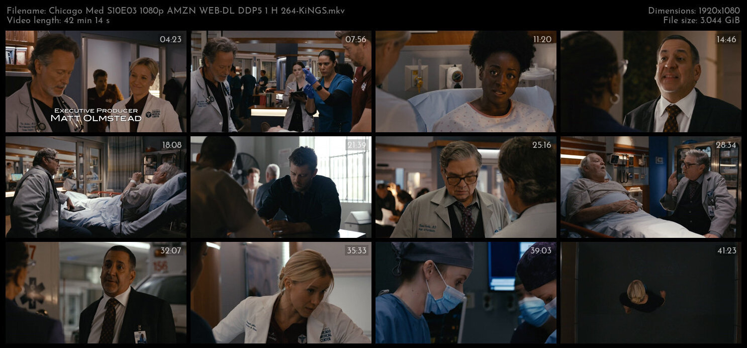 Chicago Med S10E03 1080p AMZN WEB DL DDP5 1 H 264 KiNGS TGx