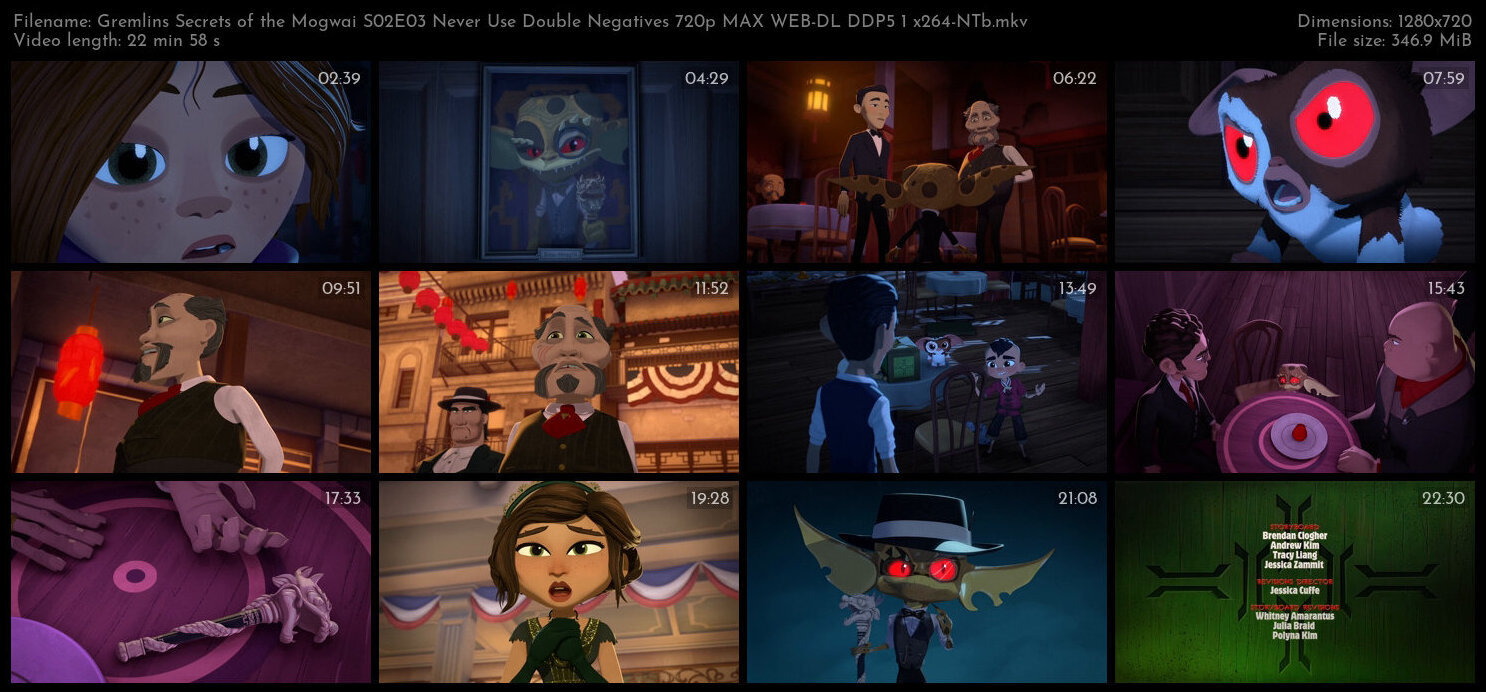 Gremlins Secrets of the Mogwai S02E03 Never Use Double Negatives 720p MAX WEB DL DDP5 1 x264 NTb TGx