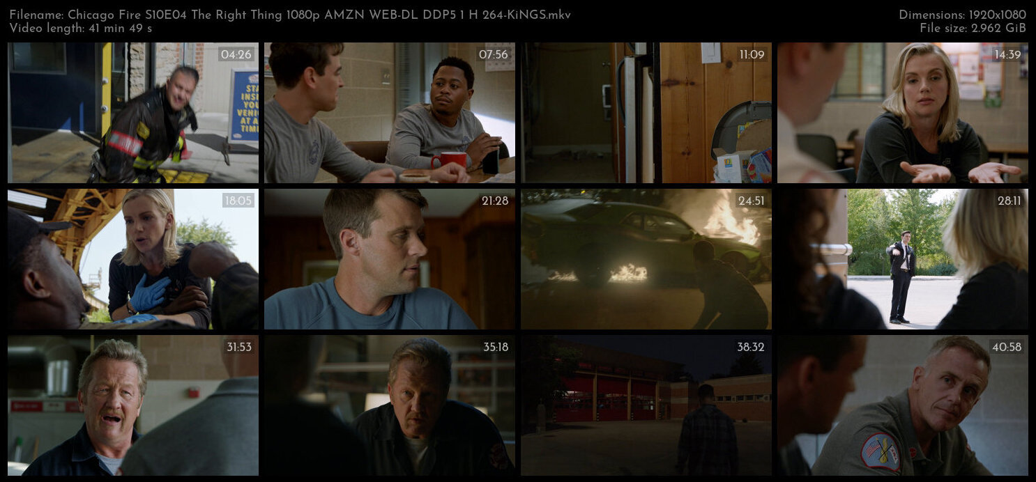 Chicago Fire S10E04 The Right Thing 1080p AMZN WEB DL DDP5 1 H 264 KiNGS TGx