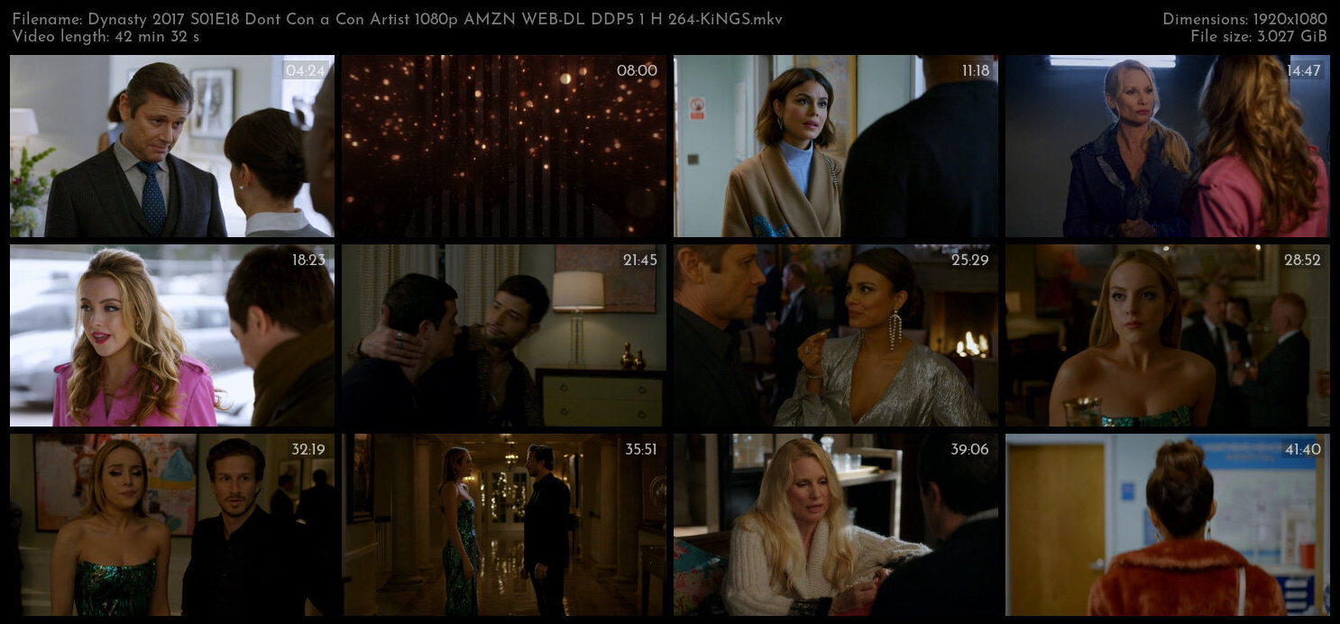 Dynasty 2017 S01E18 Dont Con a Con Artist 1080p AMZN WEB DL DDP5 1 H 264 KiNGS TGx