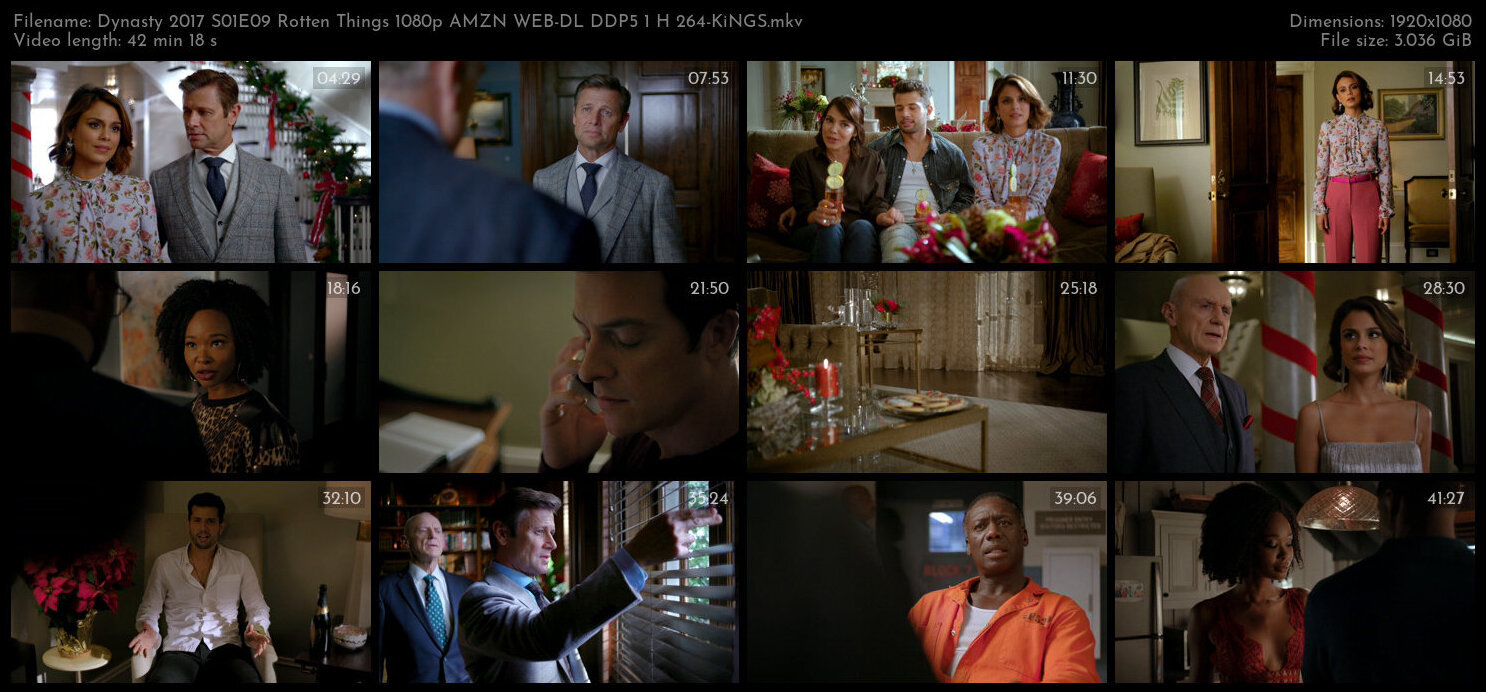 Dynasty 2017 S01E09 Rotten Things 1080p AMZN WEB DL DDP5 1 H 264 KiNGS TGx